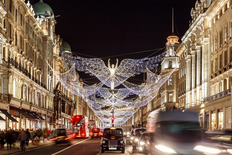 Virtual Tour of The Christmas Lights, London, United Kingdom